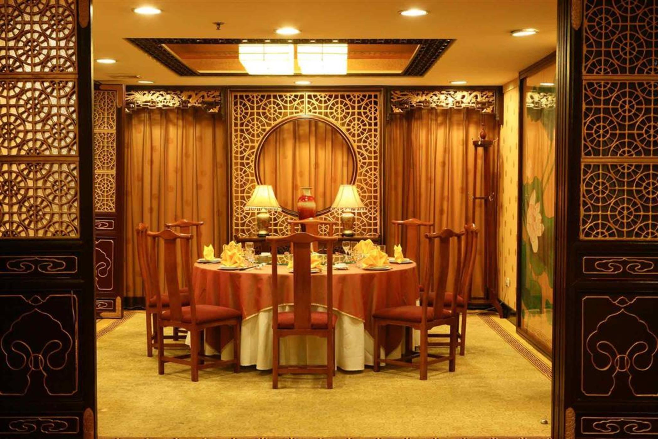 Beijing Xinqiao Hotel Restoran fotoğraf